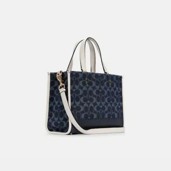 Coach Dempsey Carryall In Signature Jacquard With Coach Patch - Picture 6 of 14